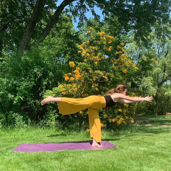 XS Indigo Luna Layla Flares | Saffron | Yellow - Picture 4 of 5